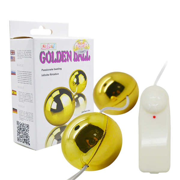 MULTI SPEED GOLDEN BEN WA VIBRATING BALLS ANAL VAGINAL BV-013
